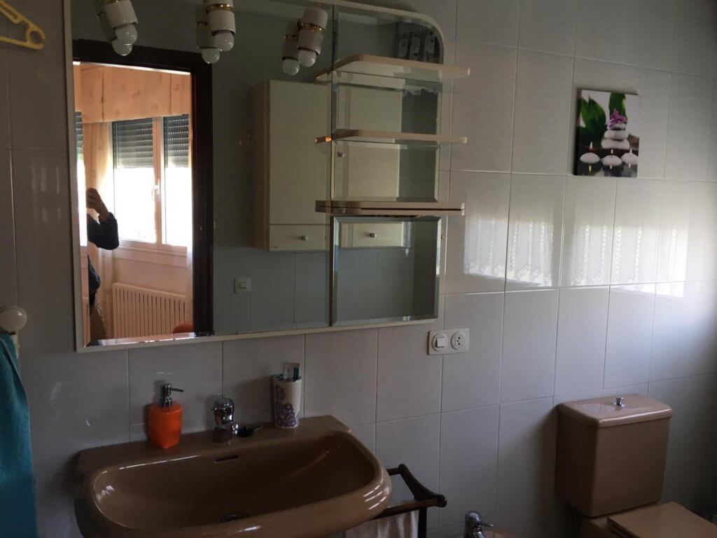 Baño antes home staging